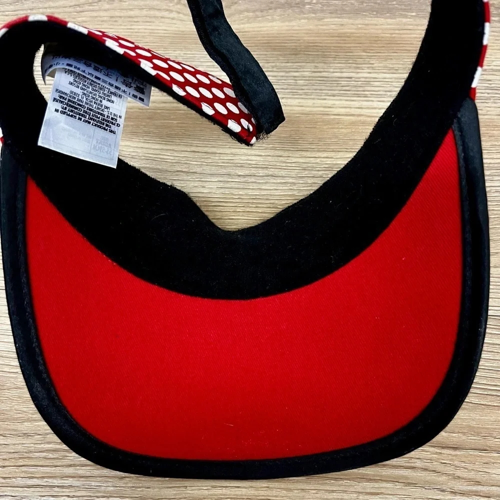 Disney Parks Minnie Mouse Sequin Visor Hat - Size Adult